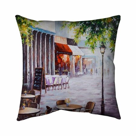 BEGIN HOME DECOR 20 x 20 in. Outdoor Restaurant-Double Sided Print Indoor Pillow 5541-2020-ST5